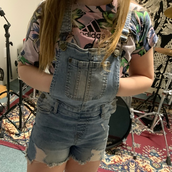 (Girls 8-10 light blue overalls) - Picture 7 of 7